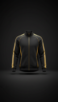 Pre-Workout Supplement Matte Gold Jar
