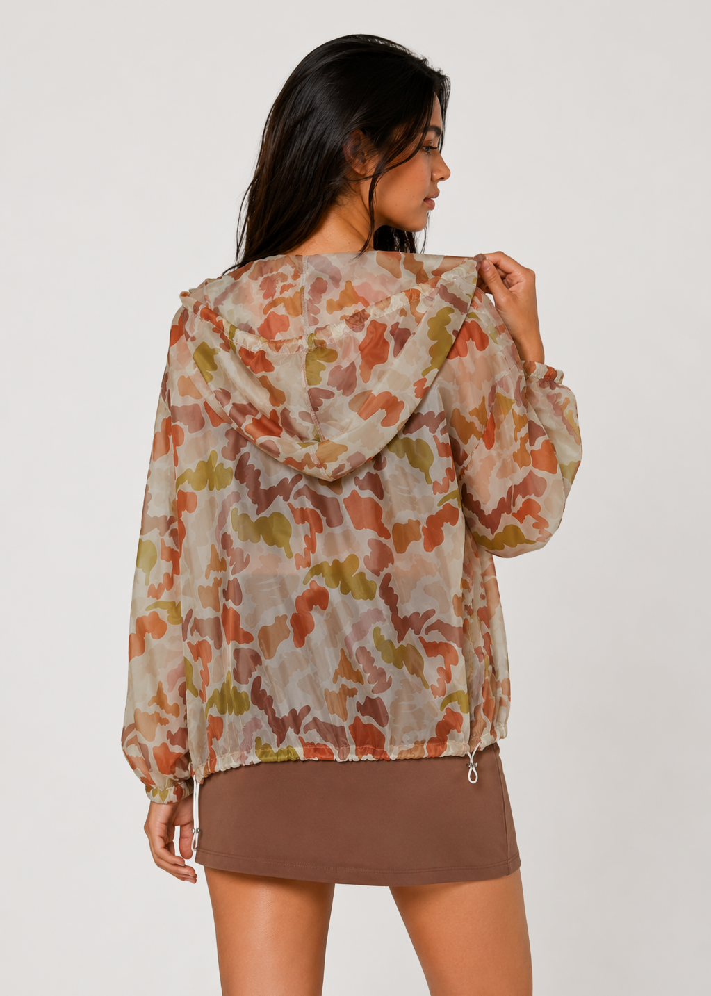Natural Camo Windbreaker Made in USA